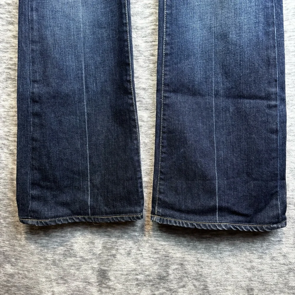 PAIGE Laurel Canyon Bootcut Denim Jeans Dark Blue Size 30 / 10 EUC - Picture 7 of 16